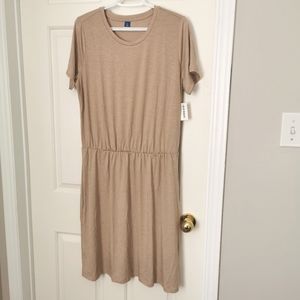 Slub Knit Tishirt Dress 